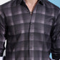 Brown Checked Cotton Casual Shirt for Men