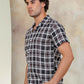 Checked Half Sleeve Cotton Shirt for Men