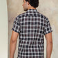 Checked Half Sleeve Cotton Shirt for Men