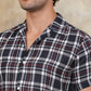 Checked Half Sleeve Cotton Shirt for Men