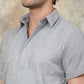 Embroidered Half Sleeve Cotton Shirt for Men
