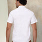 Embroidered Half Sleeve Cotton Shirt for Men