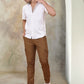 Embroidered Half Sleeve Cotton Shirt for Men