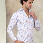 Printed Cotton Casual Shirt for Mens.
