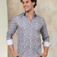 Printed Cotton Casual Shirt for Mens.