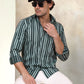 Striped Cotton Shirt for Men
