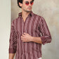 Striped Cotton Shirt for Men