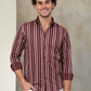 Striped Cotton Shirt for Men