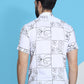 Embroidered Half Sleeve Cotton Shirt for Men