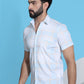 Checked Half Sleeve Cotton Shirt for Men