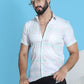 Checked Half Sleeve Cotton Shirt for Men