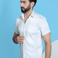 Checked Half Sleeve Cotton Shirt for Men