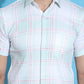Checked Half Sleeve Cotton Shirt for Men