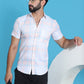 Checked Half Sleeve Cotton Shirt for Men