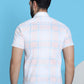 Checked Half Sleeve Cotton Shirt for Men