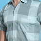 Checked Half Sleeve Cotton Shirt for Men