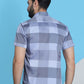 Checked Half Sleeve Cotton Shirt for Men