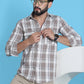 Checked Pure Cotton Shirt for Men
