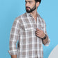 Checked Pure Cotton Shirt for Men