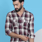 Checked Pure Cotton Shirt for Men
