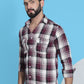Checked Pure Cotton Shirt for Men