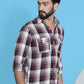Checked Pure Cotton Shirt for Men