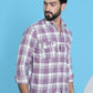 Checked Pure Cotton Shirt for Men