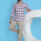 Checked Pure Cotton Shirt for Men