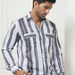 Striped Regular Fit Casual Shirt For Men