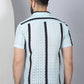 Striped Semi Sheer Casual Shirt For Men