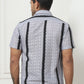 Striped Semi Sheer Casual Shirt For Men