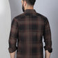 Men's Tartan Checked Cotton Casual Shirt