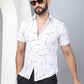 Men's Embroidered Cotton Casual Shirt