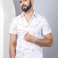 Men's Embroidered Cotton Casual Shirt