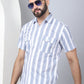 Men's Floral Printed Cotton Casual Shirt