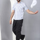 Men's Floral Printed Cotton Casual Shirt
