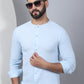 Self Design Cotton Blend Casual Shirt for Men