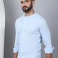 Self Design Cotton Blend Casual Shirt for Men