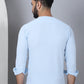 Self Design Cotton Blend Casual Shirt for Men