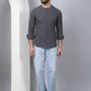 Self Design Cotton Blend Casual Shirt for Men