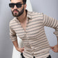 Striped Cotton Casual Shirt for Men