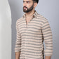 Striped Cotton Casual Shirt for Men