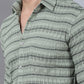 Striped Cotton Casual Shirt for Men