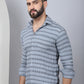 Striped Cotton Casual Shirt for Men