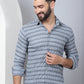 Striped Cotton Casual Shirt for Men