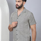 Self Design Cotton Casual Shirt for Men