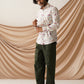 Printed Spread Collar Cotton Casual Shirt for Men