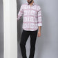 Printed Spread Collar Cotton Casual Shirt for Men