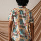 Printed Cuban Collar Casual Shirt for Men