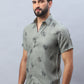 Men's Embroidered Cotton Casual Shirt
